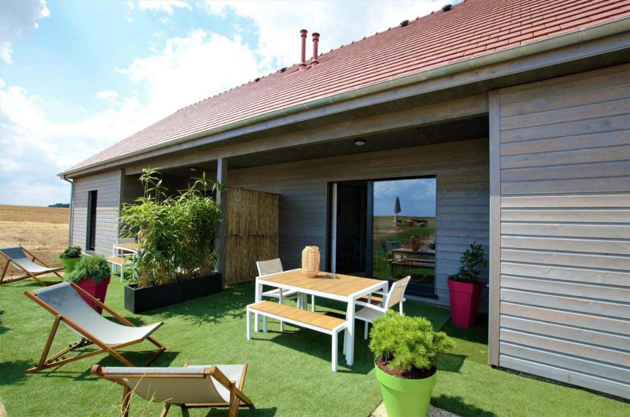 Villa Les Bois De Champagne Nordique Magnant Exterior foto